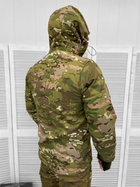 Чоловіча утеплена Куртка SoftShell з капюшоном та липучками під шеврони до - 15 °C / Бушлат мультикам розмір M - зображення 3
