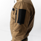 Чоловічий Демісезонний Бомбер Ріп-стоп з капюшоном / Куртка з підкладкою лаке койот розмір 3XL - зображення 8