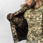 Чоловічий Демісезонний Бомбер Ріп-стоп з капюшоном / Куртка з підкладкою лаке піксель розмір L - зображення 7