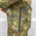 Мужская утепленная Куртка с капюшоном Combat Soft-shell / Бушлат на двойном флисе камуфляж размер M - изображение 7