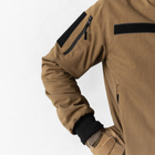 Чоловічий Демісезонний Бомбер Ріп-стоп з капюшоном / Куртка з підкладкою лаке койот розмір L - зображення 7
