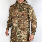 Чоловіча утеплена Куртка з капюшоном Soft-shell / Бушлат на флісі мультикам розмір M - зображення 1