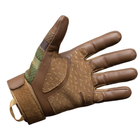 Плотные перчатки Razor с защитными накладками и антискользящими вставками койот размер L - изображение 5