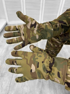 Водонепроницаемые зимние перчатки SoftShell на флисе с эластичной манжетой мультикам размер M/XL - изображение 3