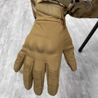 Плотные сенсорные Перчатки на флисе с защитными накладками и антискользящим покрытием размер универсальный - изображение 2