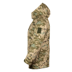 Чоловіча зимова Куртка SoftShell з флісовою підкладкою / Бушлат екопух піксель розмір 50 - зображення 3