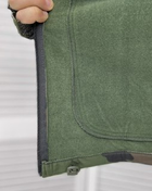 Чоловіча зимова Куртка Soft Shell з капюшоном у кольорі мультикам розмір XL - зображення 5