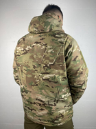 Зимняя мужская Куртка с капюшоном рип-стоп до -15 °C мультикам размер XXL - изображение 5