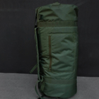Баул-Рюкзак на 100л Cordura 1000 D / Містка сумка із знімним кріпленням для каремату олива / Водонепроникний Речовий мішок - зображення 1