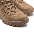 Универсальные легкие Кроссовки с мембраной койот / Кожаная влагостойкая обувь размер 41 - изображение 8