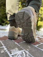 Замшевые мужские Кроссовки VOGEL с мембраной / Демисезонная обувь в песочном цвете размер 45 - изображение 6