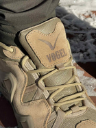 Чоловічі Замшеві Кросівки VOGEL з мембраною / Демісезонне взуття у пісочному кольорі розмір 41 - зображення 8