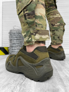 Чоловічі Шкіряні Кросівки Scooter з мембраною / Водонепроникне взуття олива розмір 43 - зображення 4