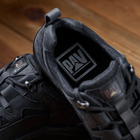 Універсальні вологостійкі Кросівки із натуральної шкіри на двокомпонентній підошві чорні розмір 48 - зображення 7