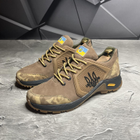 Легкі Чоловічі Кросівки з Дихаючою сіткою / Взуття з патріотичним дизайном койот мультикам розмір 45