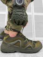 Мужские Кожаные Кроссовки Scooter с мембраной / Водонепроницаемая обувь олива размер 46 - изображение 3
