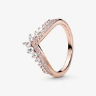 Серебряное кольцо "Желание принцессы" 187736CZ. 50-60