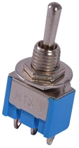 Тумблер "ON-OFF-ON" 2NO 3А 250V 3 положення 3 контакти з фіксацією [A0140060013] MTS-103 АСКО