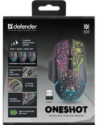 Mysz komputerowa Defender OneShot GM-067 Black (4745090820492) - obraz 8