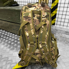 Водонепроницаемый Рюкзак 28л Silver Knight с системой Molle / Прочный Ранец мультикам 50х30х19см - изображение 4