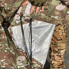 Прочный Пончо – Дождевик SSO с капюшоном / Водозащитный плащ Oxford мультикам размер 145х220 см - изображение 7