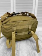 Водонепроницаемый Рюкзак UNION с системой Molle и анатомическими лямками / Крепкий ранец в цвете койот - изображение 4