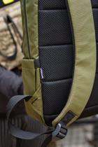 Мужской Рюкзак 30 л с навесной системой Molle / Водонепроницаемый Ранец с дышащей спинкой хаки 44х32х12 см - изображение 4