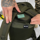 Водонепроницаемый Рюкзак Mil-tec Assault 36л с системой Molle / Прочный Рюкзак олива 53х29х28 см - изображение 7