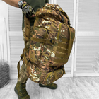 Водонепроницаемый рюкзак 80л с системой Molle / Прочный рюкзак Cordura 1000D мультикам - изображение 3