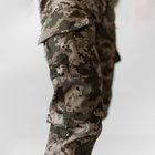 Чоловічі Штани Ріп-стоп з кишенями під наколінники / Брюки з середньою посадкою піксель розмір M - зображення 5