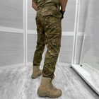 Чоловічі Штани з накладними кишенями та манжетами / Міцні Брюки ріп-стоп мультикам розмір XL - зображення 3