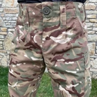 Чоловічі щільні Штани з 6-ма кишенями та відсіками для Наколінників / Міцні Брюки ріп-стоп мультикам розмір XL - зображення 2