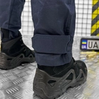 Мужские крепкие Брюки Kayman ДСНС с накладными карманами / Плотные Брюки рип-стоп синие размер M - изображение 5