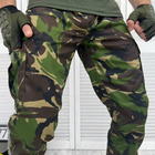 Мужские крепкие Брюки с накладными карманами и манжетами / Плотные Брюки саржа мультикам размер XL - изображение 3