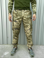 Мужские штаны Intruder Terra с 4-мя карманами / Крепкие Брюки с манжетами зеленый пиксель размер 2XL - изображение 5