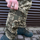 Мужские крепкие Брюки с накладными карманами / Хлопковые Брюки пиксель размер 52 - изображение 5