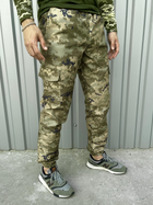 Чоловічі штани Intruder Terra з 4-ма кишенями / Міцні Брюки з манжетами зелений піксель розмір M - зображення 2