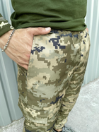 Чоловічі штани Intruder Terra з 4-ма кишенями / Міцні Брюки з манжетами зелений піксель розмір M - зображення 6