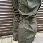 Чоловічі щільні Штани з Наколінниками у комплекті / Міцні Брюки із 8-ма кишенями ріп-стоп хакі розмір 2XL - зображення 3