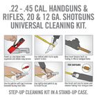 Набор для чистки оружия Real Avid Gun Boss Pro Universal Cleaning Kit калибра 0.22 - 0.45, 20/12 GA - изображение 8