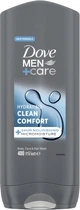 Гель для душу Dove Men+Care Чистота та комфорт 400 мл (8717644683149/8720181313448)