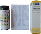 Дека-тест-МБА Verus Тест-смужки для визначення крові, білірубіну, уробіліногену, кетонів, білка, нітритів, глюкози, рН, питомої ваги, лейкоцитів у сечі (4820214040106) - зображення 1