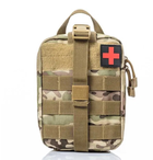 Тактична аптечка підсумок, військова, IFAK, Molle, мультикам - зображення 1