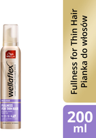 Pianka do włosów cienkich Wella Wellaflex Fullness for Thin Hair 200 ml (4056800114757) - obraz 8