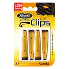 Ароматизатор Aroma Car Clips Ваніль рідкий для автомобіля ароматичний освіжувач повітря 4 кліпси (1LO-TH_11C)