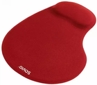 Килимок для миші з гелевою подушкою Savio 230 x 190 x 3 mm Red (SAVMP-01R) - зображення 3