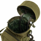 Сумка тактична багатоцільова через плече Military Rangers ZK-9104 розмір 27х12х12см 4л Колір оливковий - зображення 5