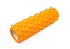Массажный ролик для фитнеса, йоги EasyFit Grid Roller PRO 45 см Оранжевый (МФР валик, роллер для массажа всего тела: рук, ног, спины, шеи)
