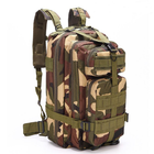 Мужской универсальный тактический рюкзак на две лямки 25 л хаки - изображение 3