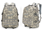 Армейский походный мужской рюкзак на две лямки 35 л цвет олива - изображение 2